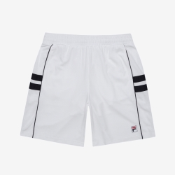 Fila White Line Color - Miesten Shortsit - Valkoinen | FI-72737